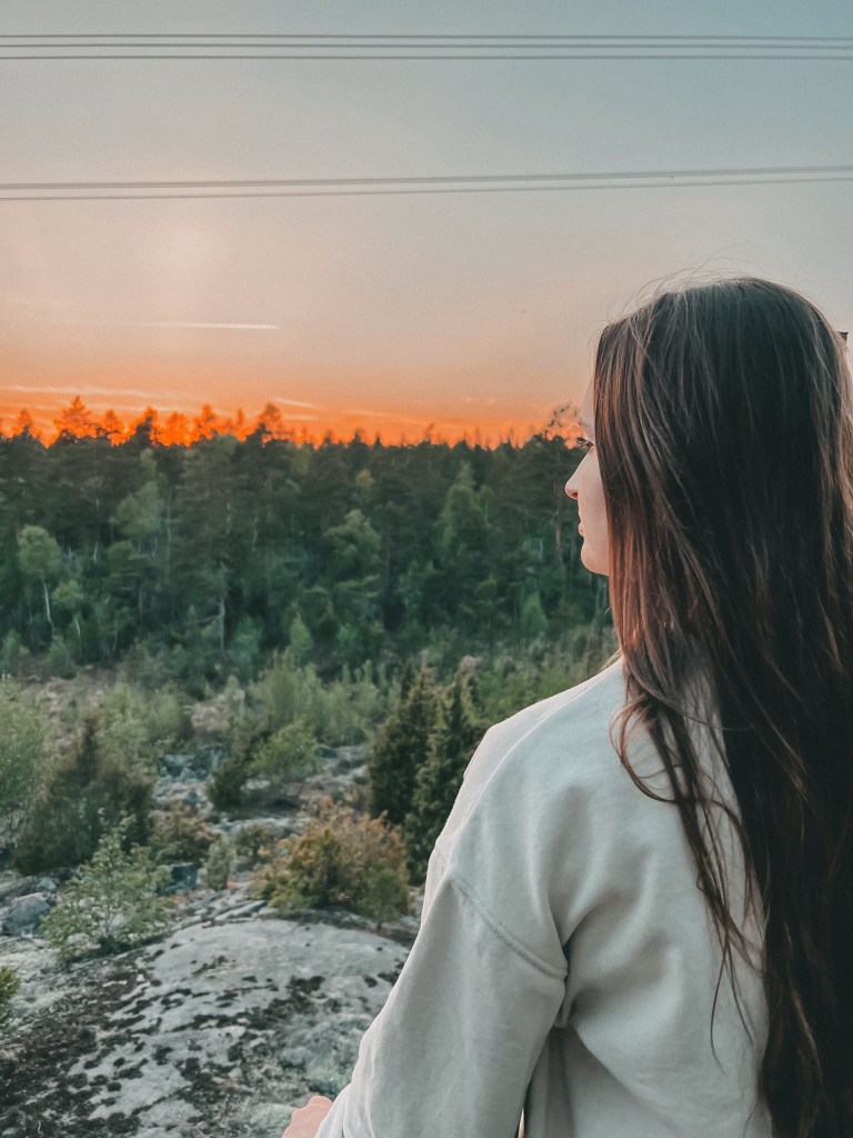 Sonnenuntergang in Schweden
